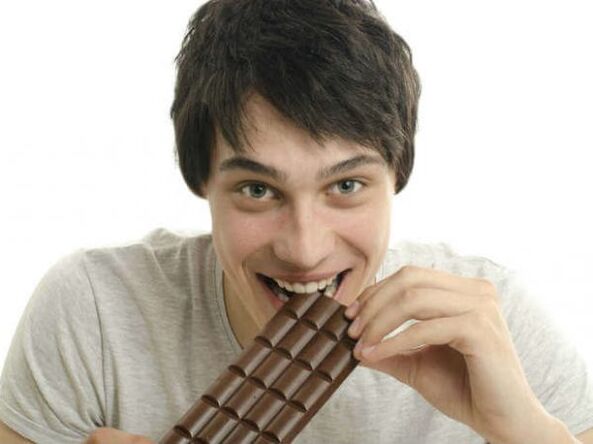Efecto de chocolate